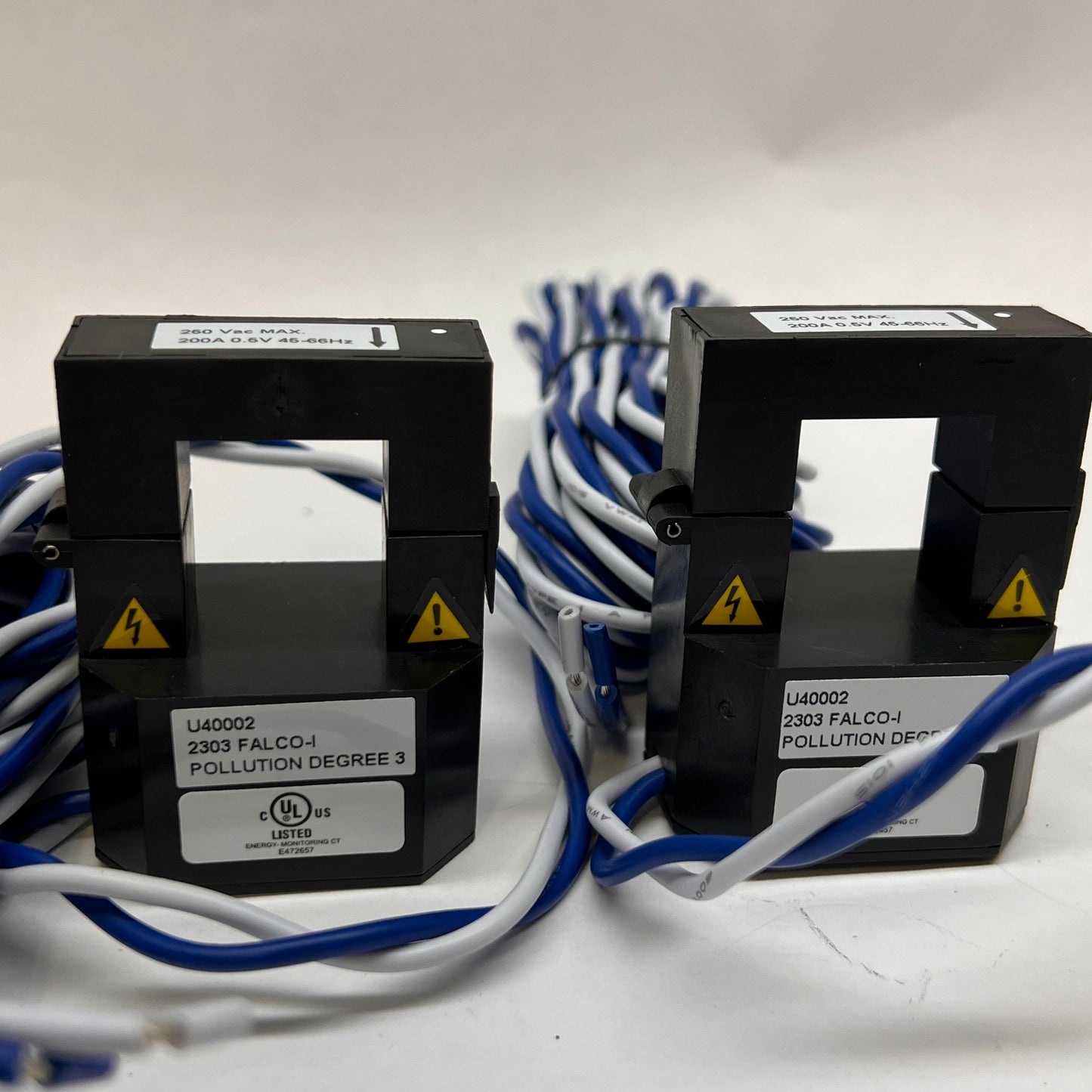 2 Each NEW Enphase CT-200-SPLIT 200A Consumption Monitoring Current Transformers