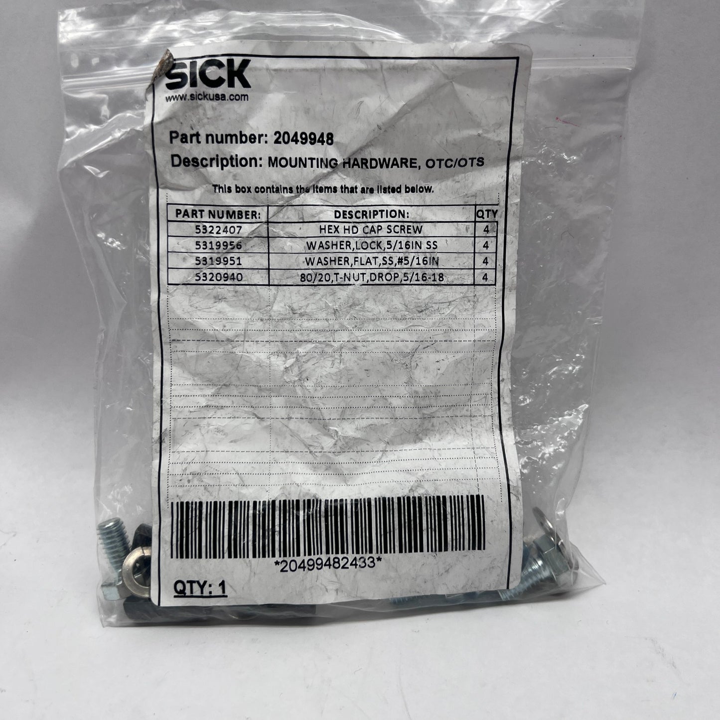 SICK Automation Misc Sensor Installation Parts 2049948 2078538 5326285 2049696