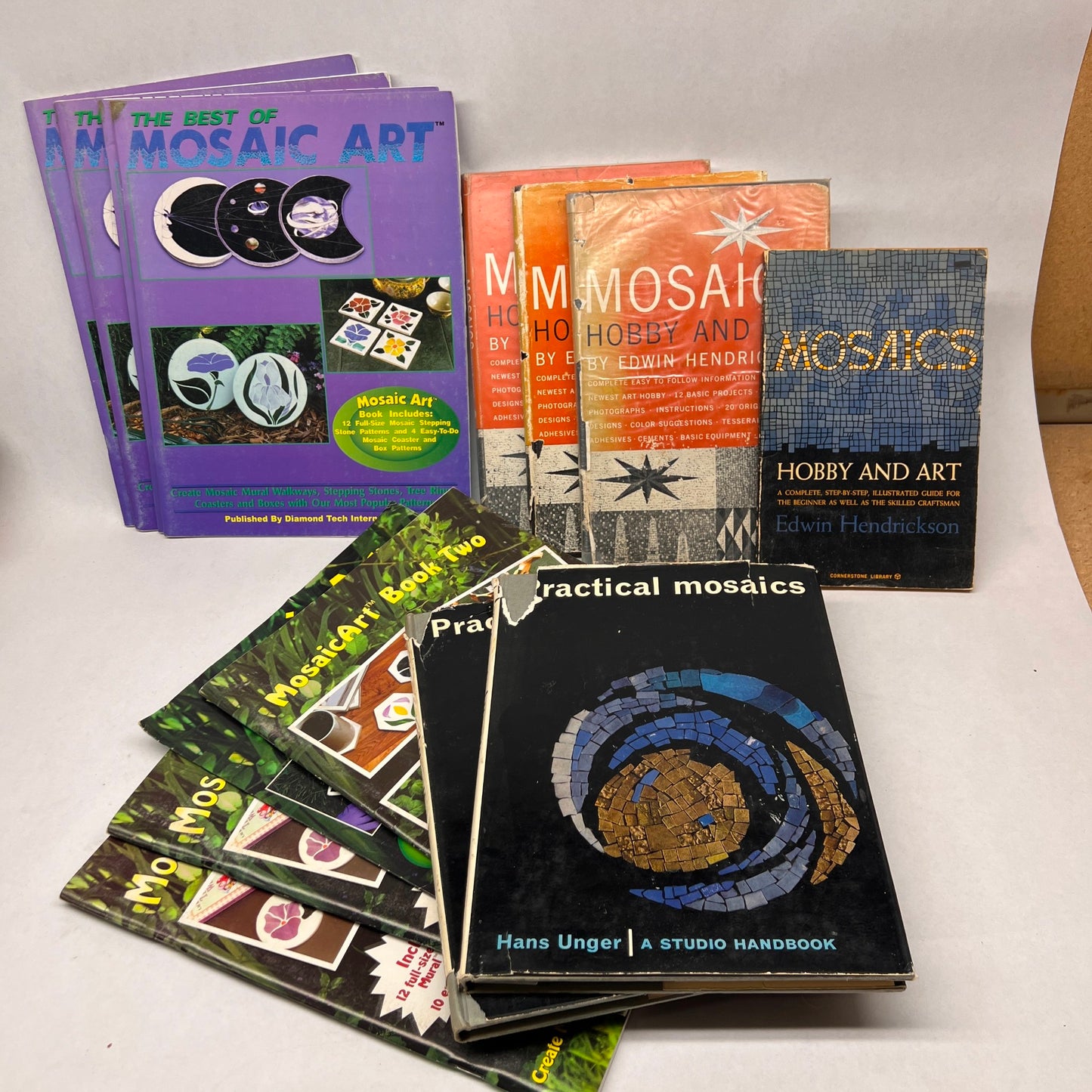 Mosaic Mosaics Books Lot