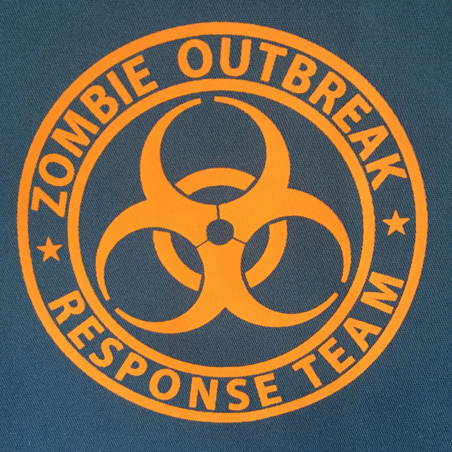 Bob Barker Blue Prison Jail Shirt Zombie Cleanup Detail Heavy Duty! Choose Size