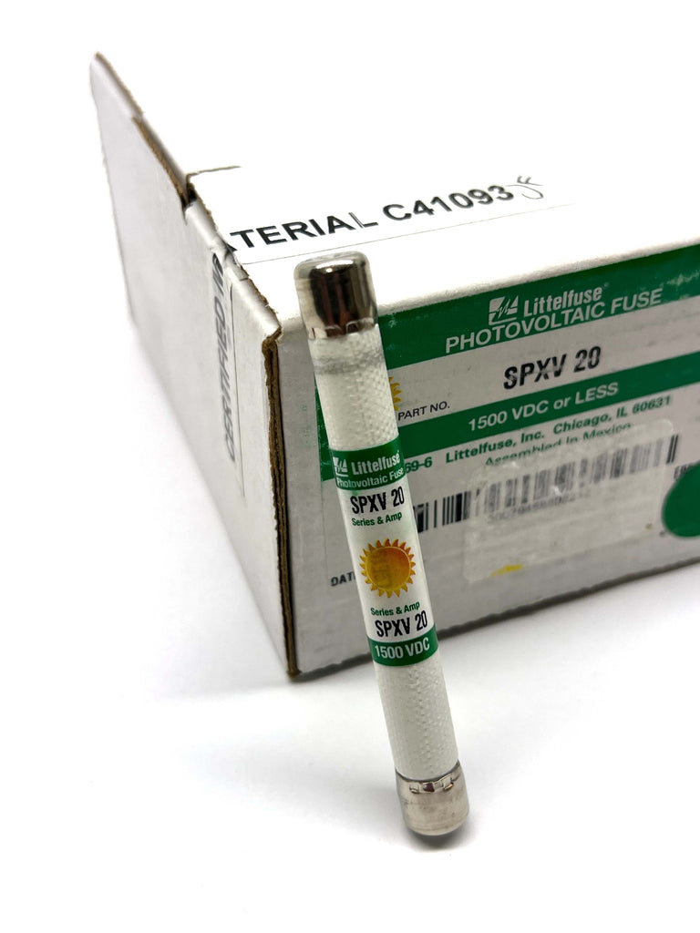LITTELFUSE LF SPXV20 Solar Photovoltaic Fuse 20 Amp 1500VDC