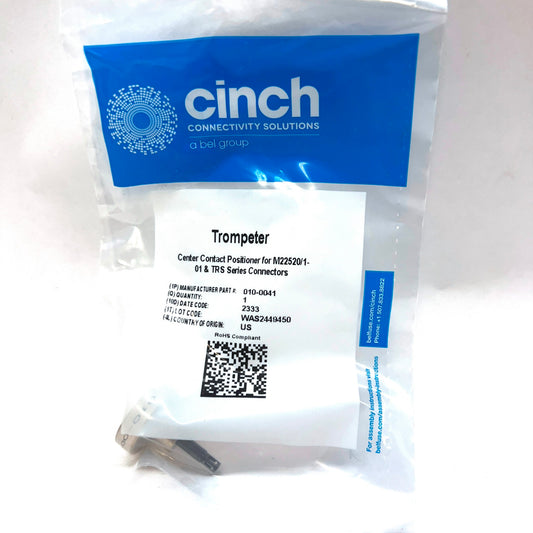 CINCH Trompeter 010-0041 Positioner Center Contact for M22520/1-01 TRS Series