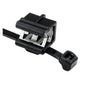 HellermanTyton 156-00878 T50R Wire Ties Black Edge Clip 500 Pcs T50ROSEC24