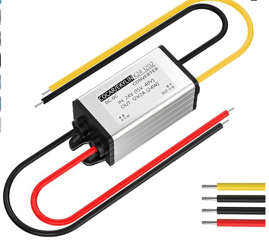 24V-12V DC-DC Cocar/Ekylin K241202 Input-24V (15V-40V) Output 12V2A (24W) - NEW