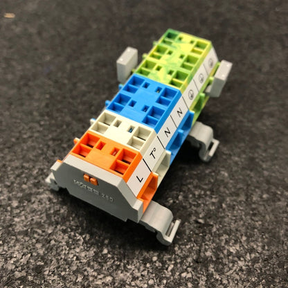 WAGO 260 Terminal Strip 7 Section 51157763 60127-394 IND.b Terminal Block