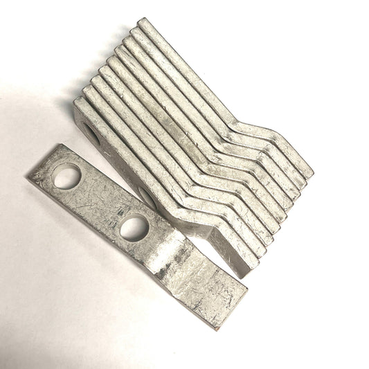 NVENT B102EEOL Lot/10 each New Copper Lugs Offset 2 Hole 1/4" Thick 1" Wide