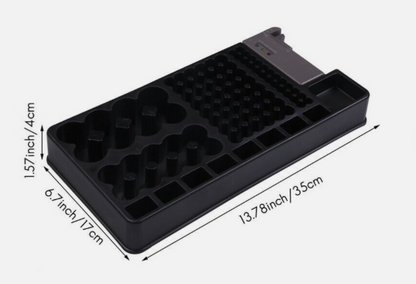 110 Battery Organizer AAA AA 9V C D Home Batteries Storage System With Tester