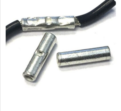 BUTT Splice Connector Seamless Un-Insulated 16-14 Gauge Crimp Terminals 250 Pcs