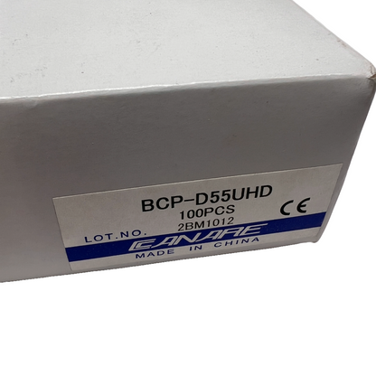 100 Each CANARE BCP-D55UHD 75 Ohm UHD Crimp Male BNC Plug New