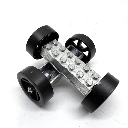 Mini Brick 2X6 Derby Axle & Wheels Kit Zinc Brick Weights 2.2 oz