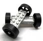 Mini Brick Derby 2X6 Axle & Wheels Kit Zinc Brick Weights 3.6 oz
