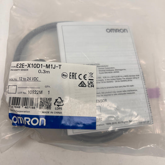 OMRON E2E-X10D1-M1J-T Industrial Proximity Sensor 0.3M 12-24VDC New