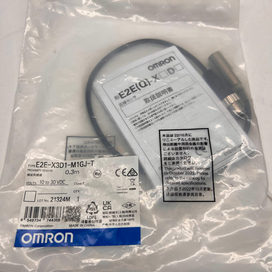 OMRON E2E-X3D1-M1GJ-T Industrial Proximity Sensor 0.3M 10-30VDC New