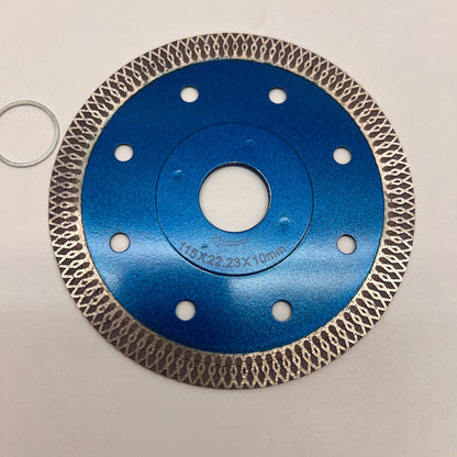 Porcelain Tile 4.5" Thin Diamond Dry/Wet Cutting Blade Grinder Disc H9C2700 New