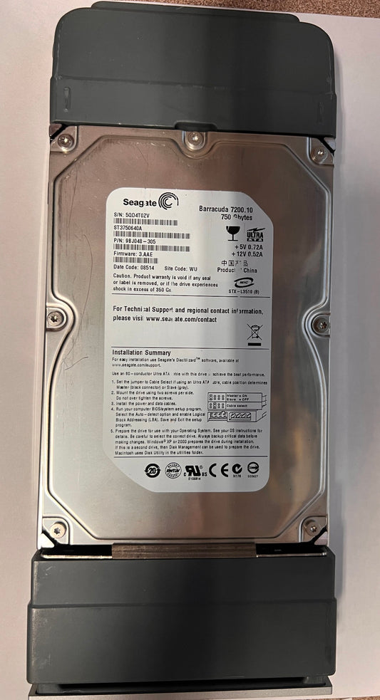 Seagate Barracuda 7200.10 750 Gbytes Ultra ATA Hard Drive ST3750640A LOT/7Each