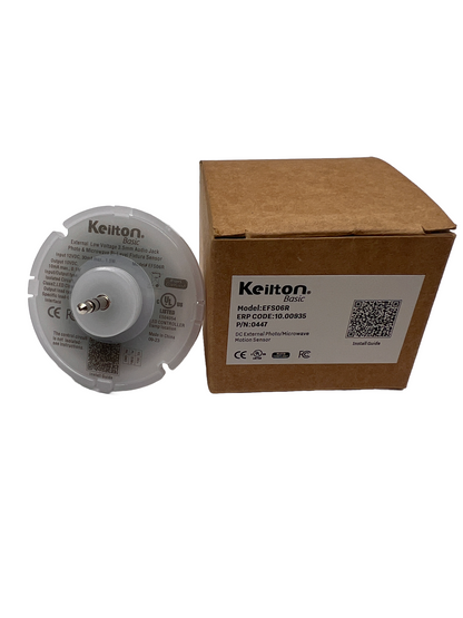 KeiltON EFS06R DC External Photo/Microwave Motion Low Voltage Fixture Sensor LED