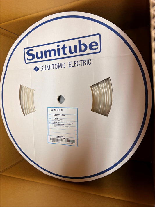 4 rolls Sumitube Clear Heat Shrink Tubing 6MM X 100 Meters Sumitomo 328 Feet