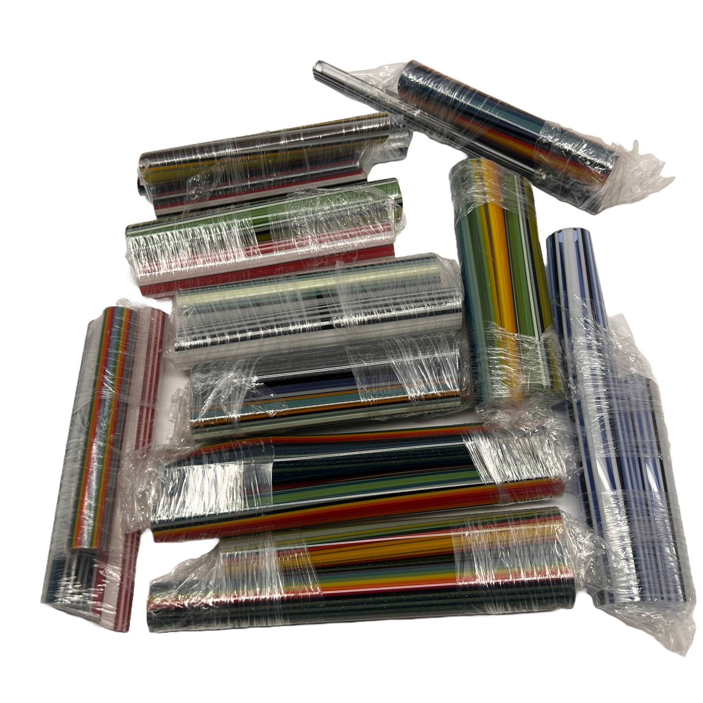 Golden Gate Borosilicate Lampwork Glass Tubing Sample Pack COE 33 1/4 lb Random