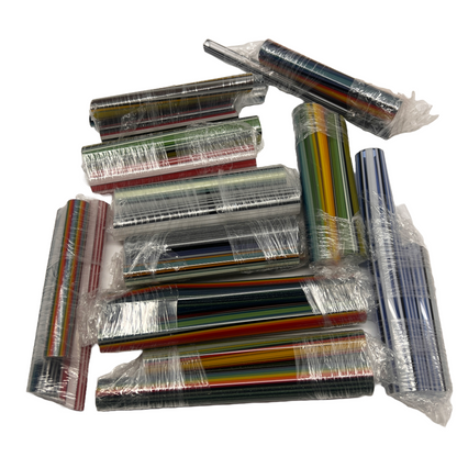 Golden Gate Borosilicate Lampwork Glass Tubing Sample Pack COE 33 1/4 lb Random