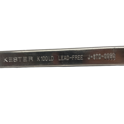 KESTER Bar Solder K100LD Lead-Free J-STD-006C 44-9574-0050 1-2/3 Lb Bar New