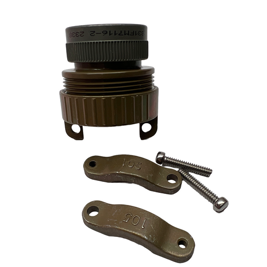 Souriau - Sunbank S2831FM7116-2 Circular MIL Spec Backshell NSN 5935-01-529-9556