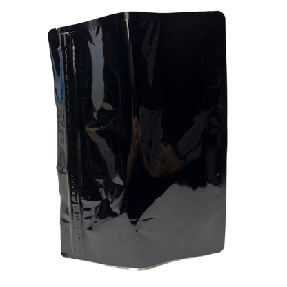 HighLock Child Resistant 12X9X3 Gloss Black Opaque CR Barrier Exit Bags 50 Pcs