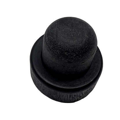 Wine Bottle Corks BLACK Reusable Wood Cap Synthetic Cork 21.5mm T-Wood 24 Pcs