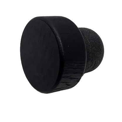 Wine Bottle Corks BLACK Reusable Wood Cap Synthetic Cork 21.5mm T-Wood 24 Pcs