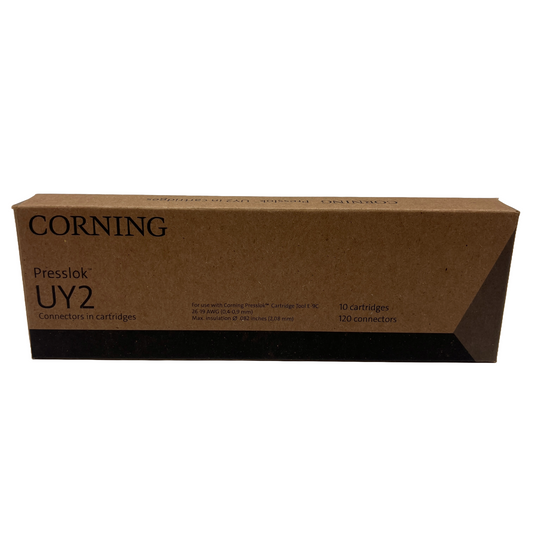UY2 Splice Connectors in Cartridges Presslock Corning (3M) 26-19 awg 120/box New