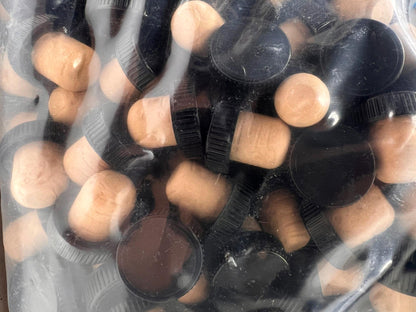 1250 pcs Tapi 19.5MM Reusable Synthetic Corks for Wine Bottles Oil Vinegar Beer