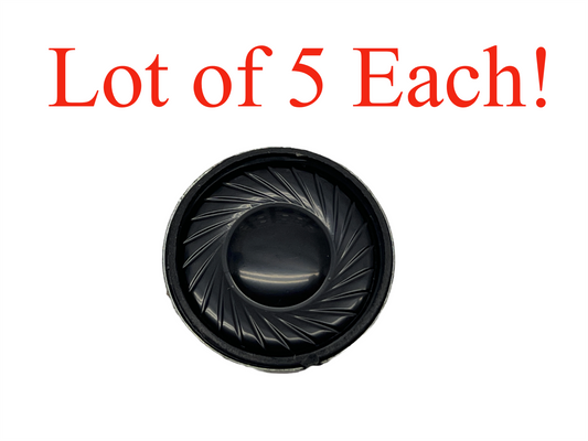 Regal RH-28-EMNL Speaker 8 Ohm 28MM 2 Watt Train Hobby Breadboard Project Lot/5