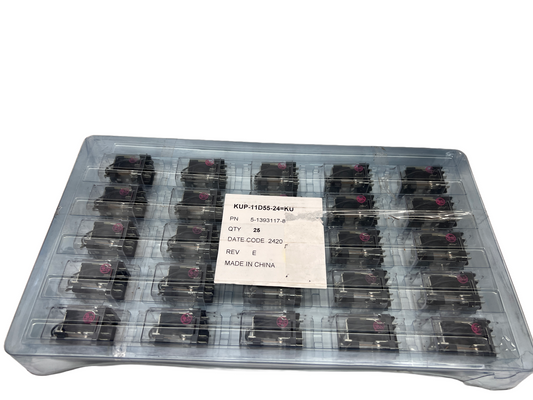 25 TE Potter & Brumfield KUP-11D55-24 Relay 2 Form C 24VDC Coil 10A 5-1393117-8