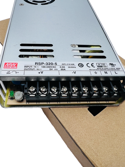 Mean Well RSP-320-5 Switching Power Supply 300W 5V 60A  For LED Lighting & Signs