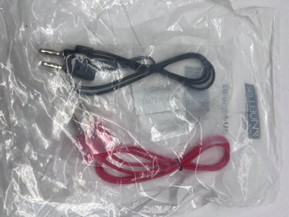 Mueller BU-PB36-02 Test Lead Banana Patch Cords 36" BLK/RED Stackable Plug-Plug