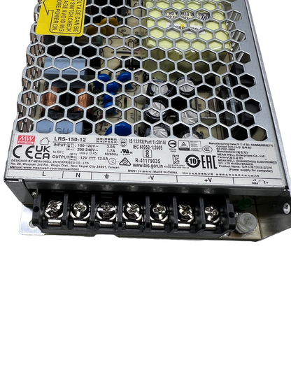 Mean Well LRS-150-12 Switching Power Supply 12VDC 12.5A Output NEW