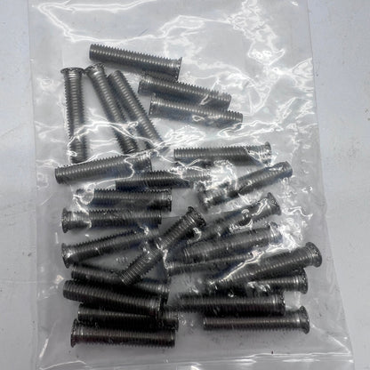 PEM FHS-M5-25 Stud Flush Screw Inserts Stainless Steel M5 Thread lot of 50 each