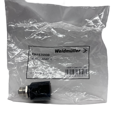 Weidmueller Adapter Circular Fe-Fe 4 Pos M12 To Modular RJ45 Jack 8901620000 New