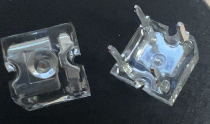 GREEN LED 515nm-520nm 4 Pin 4000-4500 MCD Superflux Clear 3.0-3.5V 10 Each