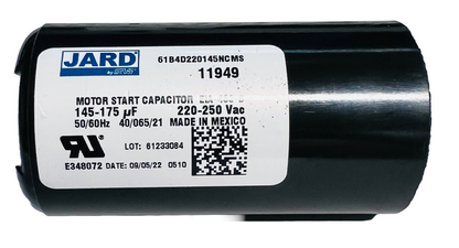 JARD 11949 145-175MFD  220-250VAC Motor Start Capacitor LOT of 10 Each