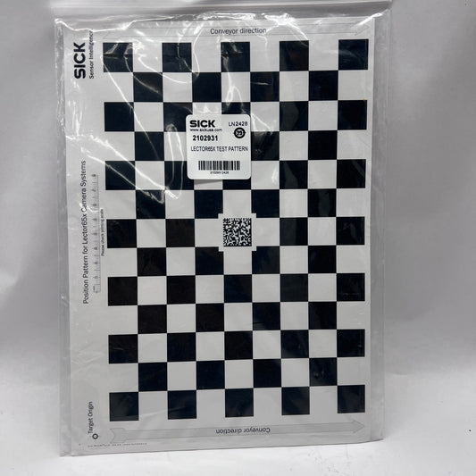 SICK Automation Sensor Installation Parts 2102931 Lector65X Test Pattern