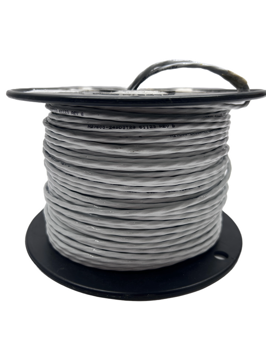 Mil. Spec. M27500/24SD3T23 White Jacket 24 AWG 3 Conductor Shielded Cable 310 FT