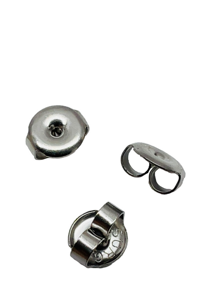 Butterfly Clutch Earring Back Surgical Steel 25,000 pcs New 51K "SURG" R.G.Flair