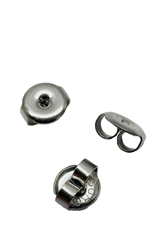 Butterfly Clutch Earring Back Surgical Steel 25,000 pcs New 51K "SURG" R.G.Flair