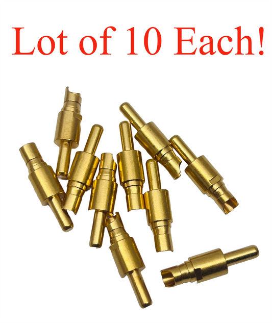 Smiths YPN035-024H Hyper Series HYPP350U127A001 Male Solder Connector Gold 10 Ea