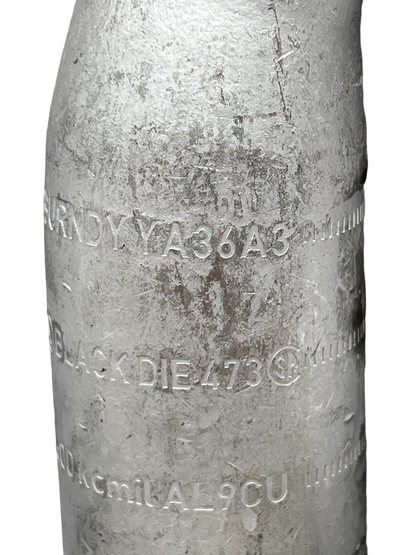 BURNDY YA36A3 Hylug Lug, Compression; Aluminum; 5/8 in.; 2 Holes; 600 MCM 8 Each