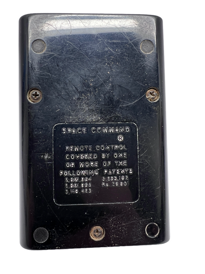 Zenith SPACE COMMAND TV Remote Control Untested Chrome Vintage