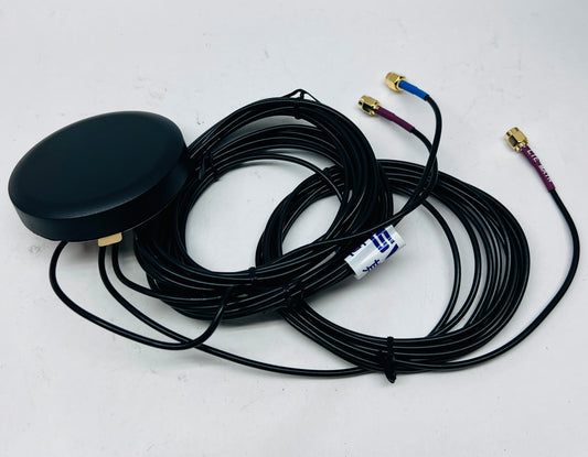 Combo Cellular MIMO 4G 3 Leads GPS & 4G LTE 2X2 MIMO 698~2690 MHz Combo Antenna