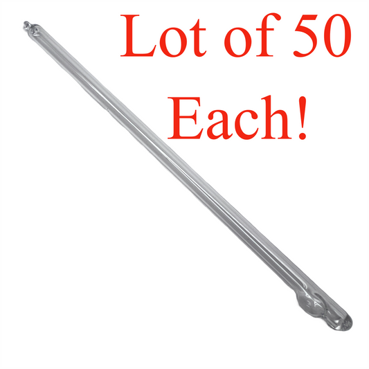 BURTEC Instrument Vacuum Borosilicate Pintubes 50 Each .159 6" Gold Refining