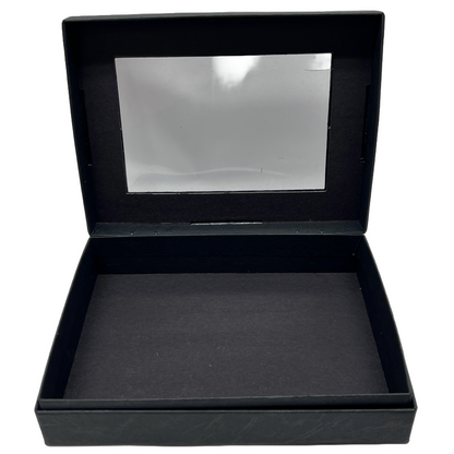 Storage Box for Perky Boxes Mineral Specimens Black 5"X7"X1.5" Lot of 8 Each