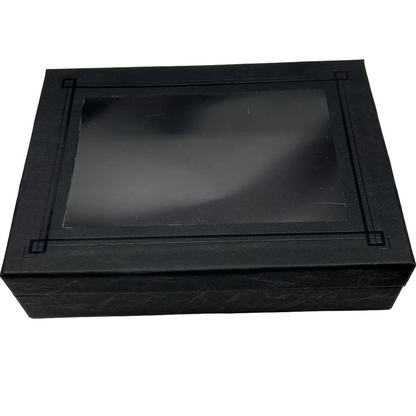 Storage Box for Perky Boxes Mineral Specimens Black 5"X7"X1.5" Lot of 8 Each
